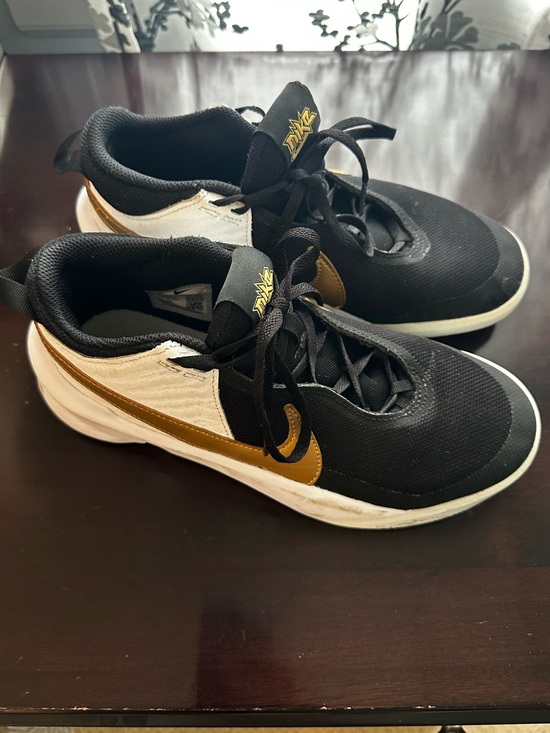 Nike Other - Nike Black, White and Gold Low-Top Sneakers
